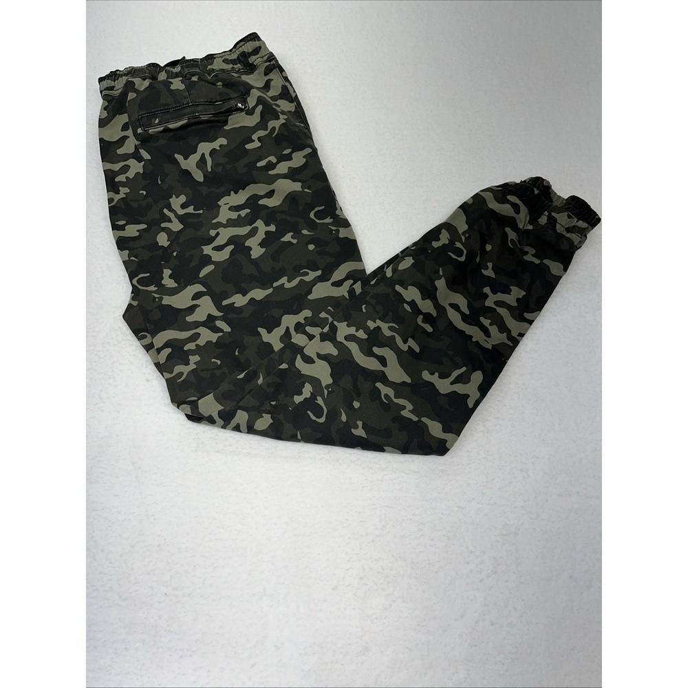 Flag & Anthem Camo Jogger Pants Womens XL Green Camouflage Drawstring Waist